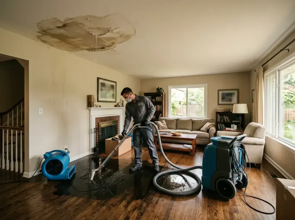 attic-pipe-burst-ceiling-drip-008 — frequently asked questions, Water Damage Restoration & Carpet Care in Salmon Brook, CT